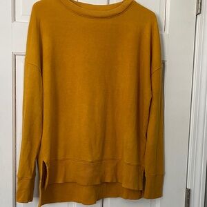 Time and Tru Women's Sweatshirt in Mustard